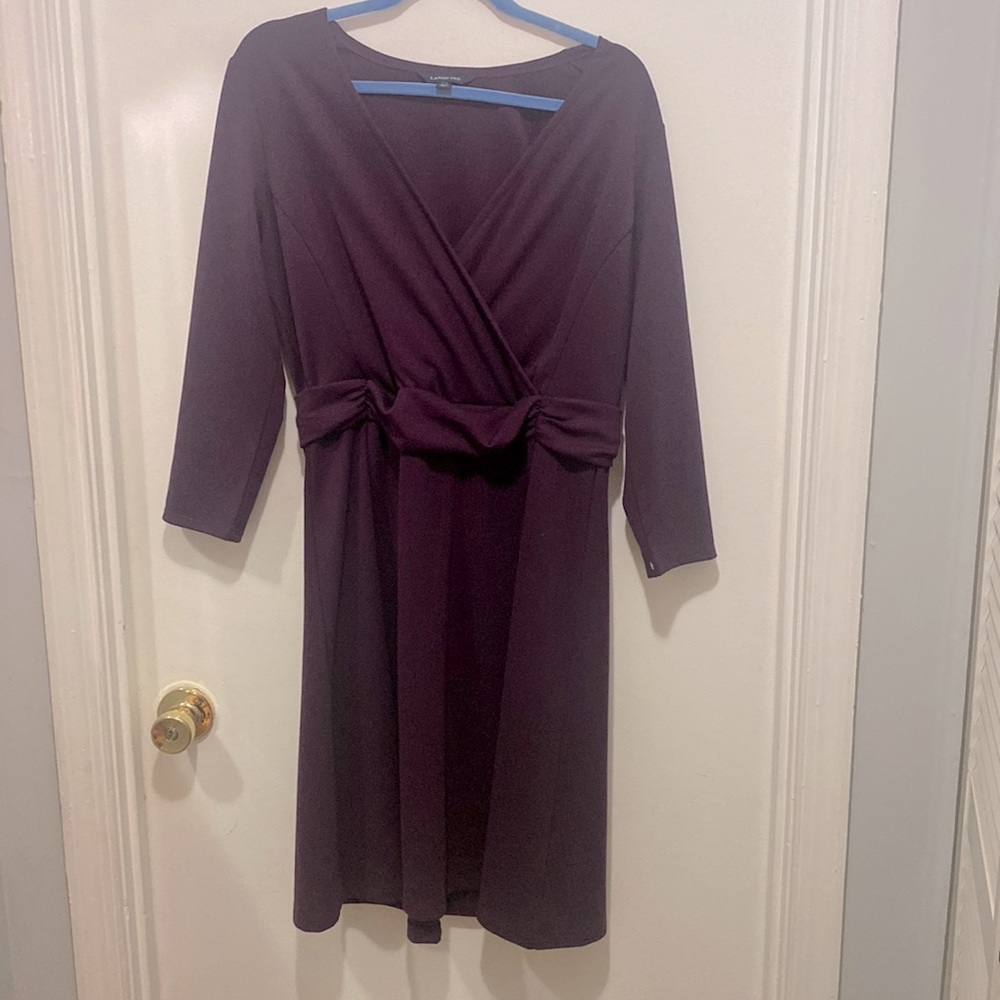 Elbow length sleeve Lands’ End dress